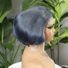 FH F-5508 300%5x5 SDD Glueless pixie Wig Raw Remy Hair