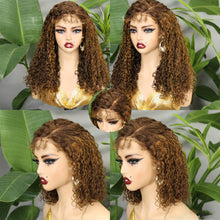 FH 250% 5x5 wig Glueless Water Curly Human hair 20 inches