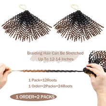 FH 8inch passion twist synthetic curly hair crochet braid hair-5 colors