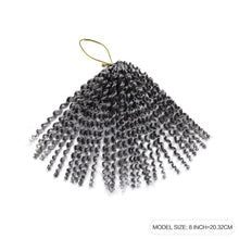 FH 8inch passion twist synthetic curly hair crochet braid hair-5 colors