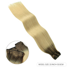 FH blonde #T4/40 European remy human hair weft extension