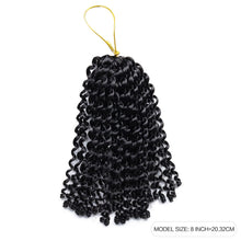 FH 8inch passion twist synthetic curly hair crochet braid hair-5 colors