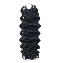 FH 100g/Pack Water Wave Crochet Human Hair Extension Knotless Pre-Seperated Feather Human Hair