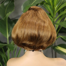 FH F-5508 300%5x5 SDD Glueless pixie Wig Raw Remy Hair