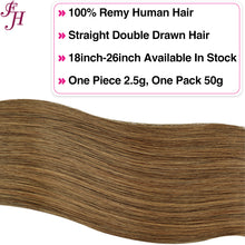 FH light color series tape in human hair extensions 50g/pack