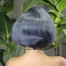 FH F-5508 300%5x5 SDD Glueless pixie Wig Raw Remy Hair