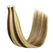 FH highlight Mix Color tape in hair extension russian remy straight  human hair
