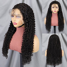 FH 13x4 Lace Front Wig Jerry Curly 100% Human Hair Lace Wig Natural Color