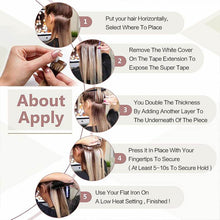 FH factory price remy straight tape in human hair extension