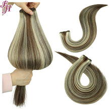 Load image into Gallery viewer, FH highlight #P4/613 high quality human hair weft extension