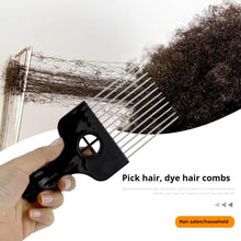 Upgraded Hair Twist Comb Hair Sponge Brush and Metal Afro Hair Pick Comb Set for Black Men Women Curls, 2 In 1 Afro Hair Coil Pick Combs Curl Brush (10 Pcs)