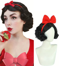 FH P14849 Snow White Cosplay Bob Wig Synthetic Hair Wig