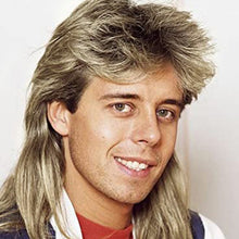 FH Mens Hair Replacement Wig  Synthetic Hair Full Wigs P14954K