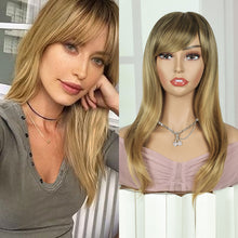 FH 20inches Long Wigs for Women Long Wig  Synthetic Fiber Straight wig #27 P14952
