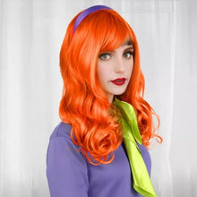 FH Synthetic Fiber 24 inches Straight Wig Ginger Blonde human hair P15341