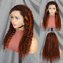 FH 13x4 Lace Front Wig Jerry Curly 100% Human Hair Lace Wig 22 inches
