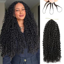 FH 100g/Pack Pissy Curly Crochet Human Hair Extension Knotless Feather Human Hair