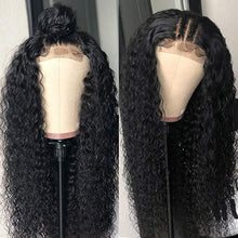 Load image into Gallery viewer, 【2FH】FH kinky culry natural black 4x4 lace real hair wig