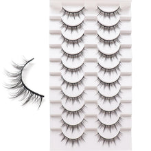 Eyelashes Natural Look Faux Mink Lashes Pack Handmade Fluffy False Eyelashes 14 Pairs Cat Eye Lashes (54)