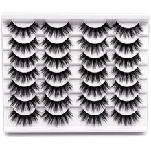 Eyelashes Natural Look Faux Mink Lashes Pack Handmade Fluffy False Eyelashes 14 Pairs Cat Eye Lashes (54)
