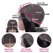 Load image into Gallery viewer, 【2FH】FH kinky culry natural black 4x4 lace real hair wig