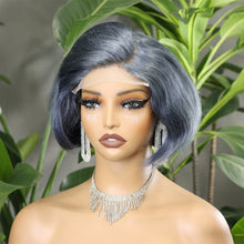 FH F-5508 300%5x5 SDD Glueless pixie Wig Raw Remy Hair