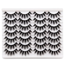 Eyelashes Natural Look Faux Mink Lashes Pack Handmade Fluffy False Eyelashes 14 Pairs Cat Eye Lashes (54)