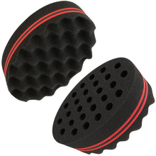 Hair Twist Sponge – Double-Sided Barber Tool for Afro Coils, Dreads, Curls & Waves, Unisex Styling for Short or Long Hair (10 Pack)