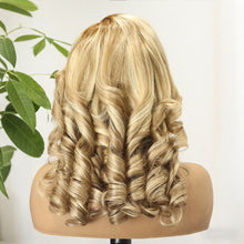 FH 300% 13x4 Wig  Bouncy Loose &Straight 20 inches Human Hair Lace Wig color #613