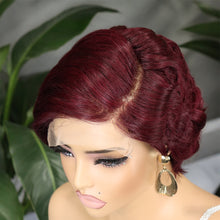 FH F-5506 5x5 Glueless Pixie Wig Raw Remy Hair (C-Type)