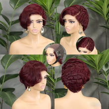 FH F-5506 5x5 Glueless Pixie Wig Raw Remy Hair (C-Type)