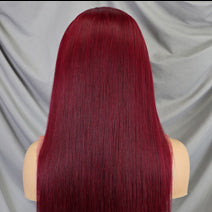 FH 13x4 Lace Front Wig Straight 100% Human Hair Lace Wig 22 inches