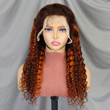 FH 13x4 Lace Front Wig Jerry Curly 100% Human Hair Lace Wig 22 inches