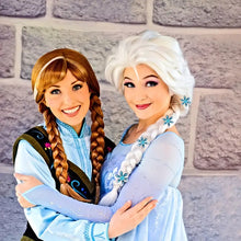 Load image into Gallery viewer, Phocas Elsa Wig Platinum Blonde Wigs for Women Braided Ponytail Wig Princess Wig