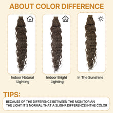 FH colors water wave curly tape in human hair extensions 50g/pack-#4,#8,#p4/27,#T1B/30