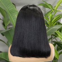 FH 4x4 HD lace closure Bob wig Straight Raw Remy Hair 12 inches