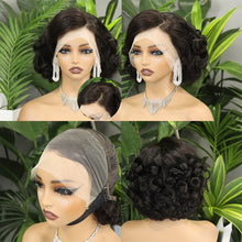 FH 13x4 F-889 Lace Pixie wig virgin remy hair human hair