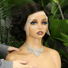 FH 13x4 F-889 Lace Pixie wig virgin remy hair human hair