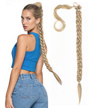 FH Long Braids Ponytail Extensions Synthetic Hair-4 Colors
