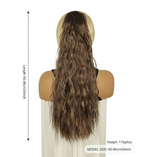 FH Drawstring Natural Curly Synthetic Hair Ponytails-4 Types