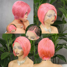 FH T-03 T-Lace Pixie wig virgin remy hair human hair