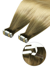 FH #T4-40 Mix Color tape in hair extension russian remy straight human hair-50g/pack