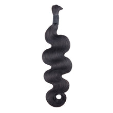 FH Premium Human Hair Boho Braiding Bulk - Natural Black for Goddess Braids & Wigs
