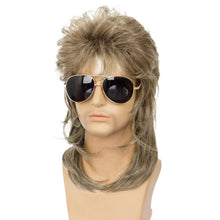 FH Mens Hair Replacement Wig  Synthetic Hair Full Wigs P14954K
