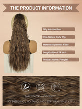 FH Drawstring Natural Curly Synthetic Hair Ponytails-4 Types