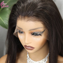 FH 300% 13x4 SDD lace wig HD lace frontal wig 100% Human Hair Lace Wig nature color