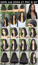 300% 2x6 SDDA ST wig Super Double Drawn Straight