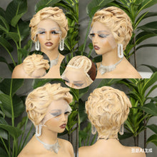 FH T-06 T-Lace Pixie wig virgin remy hair human hair
