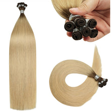 FH 100% human hair extensions hand-tied weft extension 100g/pack colors #8,#33,#T4/40,#T6/41