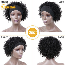 yms✨2PCS 50% OFF✨ Q14830 Short Deep Curly Headband Afro Wig Human Hair Wigs for Black Women 150% Density Glueless None Lace Front Wig